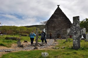 Kilmalkedar Church near Dingle on spiritual tour of Ireland